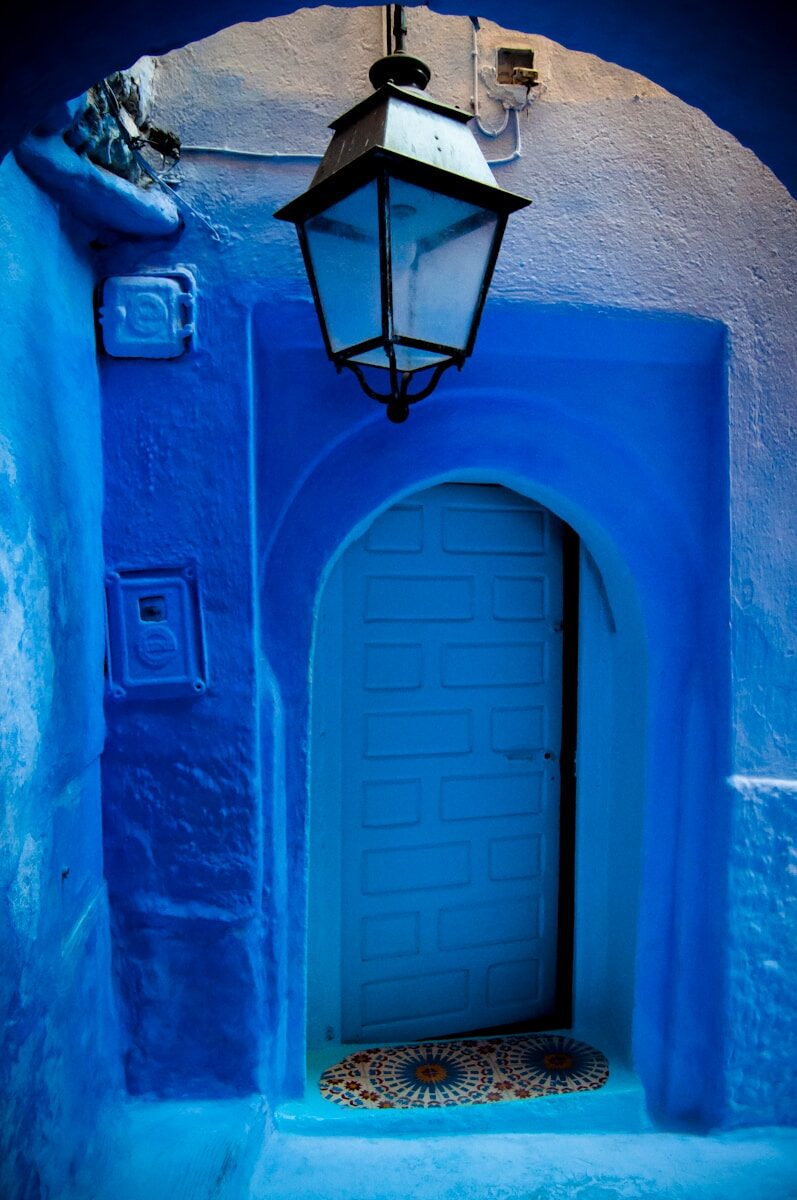 blue lights